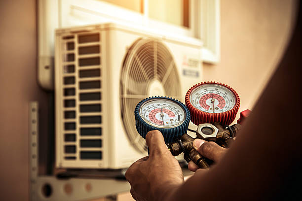 Professional Air Conditioning Service technician working in Clarkston, GA